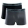 Kit Cuecas Boxer Hang Loose Cotton Cós Elástico - 2 unidades - Adulto PRETO