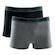 Kit Cuecas Boxer Hang Loose Cotton Cós Elástico - 2 unidades - Adulto CINZA/CINZA ESC