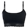 Top Fitness She Alças Cotton Orgânico Rendado - Feminino PRETO