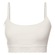 Top Fitness She Alças Cotton Orgânico Rendado - Feminino OFF WHITE