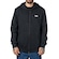 Blusão de Moletom com Capuz RVCA Aber Va Essential - Masculino PRETO