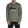 Blusão de Moletom sem Capuz Quiksilver Full Logo WT23 - Masculino VERDE ESCURO