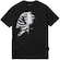 Camiseta MCD Regular Huesos WT23 - Masculina PRETO