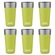 Kit de Copos Térmico Coleman com Tampa - 600ml - 6 Unds Light Green VERDE