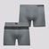 Kit Cueca Boxer Hurley - 2 unidades - Masculina CINZA