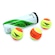 Kit com 3 Bolas Beach Tennis Penalty Xxii AMARELO CLA/LARANJA