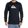 Camiseta Quiksilver Comp Logo 2023 Manga Longa - Masculina PRETO