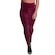 Calça Legging Mvb Modas Veludo Cotelê Cintura Alta - Feminina VINHO