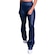 Calça Pantalona Mvb Modas Flare Cirrê Cintura Alta - Feminina AZUL