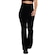 Calça Flare Veludo Molhado Pantalona Cintura Alta Mvb Modas - Feminina PRETO