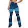 Calça Bailarina MVB Modas Flare Pantalona Suplex - Feminina AZUL/BRANCO