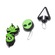 Kit de Acessórios Jibbitz Crocs para Prender - 3 Unidades BRANCO