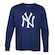 Camiseta New Era New York Yankees Core Manga Longa - Masculina AZUL