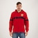 Jaqueta de Moletom com Capuz Arsenal Futfanatics - Masculina VERMELHO