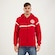 Jaqueta de Moletom do Internacional com Capuz Print Futfanatics - Masculina VERMELHO