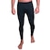Calça Térmica Segunda Pele MVB Modas Proteção Uv 50+ - Masculina PRETO
