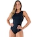 Body Fitness MVB Modas Collant Suplex Estampado - Feminino PRETO