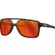 Óculos de Sol Oakley Unissex Castel Matte Grey Smoke/Lentes Prizm Ruby VERMELHO