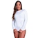 Camisa Térmica MVB Modas Manga Longa Proteção Uv 50+ - Feminina BRANCO