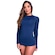 Camisa Térmica MVB Modas Manga Longa Proteção Uv 50+ - Feminina AZUL