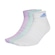 Meia Sapatilha adidas Sportswear No Show com 3 Pares - Adulto ROXO/BRANCO