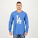 Camiseta New Era Manga Longa MLB Los Angeles Dodgers Logo - Masculina AZUL