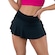 Short Saia Tapa Bumbum MVB Modas Fitness - Feminino PRETO