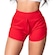 Shorts MVB Modas Cintura Alta Jogger Ribana - Feminino VERMELHO