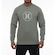 Blusão de Moletom Hurley Careca Circle Stone - Masculino VERDE ESCURO
