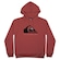Blusão De Moletom Com Capuz Quiksilver Full Logo - Masculino VERMELHO