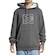 Blusão de Moletom com Capuz DC Shoes Canguru FB Outline - Masculino CINZA ESCURO