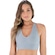 Top Fitness MVB Modas Tecido Bolha - Feminino CINZA