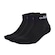 Meia Cano Baixo adidas Linear Ankle Cushioned - 3 Pares - Unissex PRETO