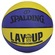 Mini Bola de Basquete Spalding Lay Up Tam 3 AZUL/AMARELO