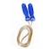 Corda de Pular Gold Sports Gamma Cross Trainer cabo de Aço com Rolamento AZUL/CINZA