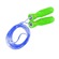 Corda de Pular Gold Sports Gamma Cross Trainer cabo de Aço com Rolamento Verde/Azul
