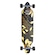 Skate Longboard Wood Light Montado Flower Yellow SORTIDA