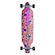 Skate Longboard Wood Light Montado Flower Brown SORTIDA