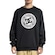 Blusão de Moletom com Capuz DC Shoes Careca Circle Star Crew W23 - Masculino PRETO