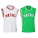 Kit Camisetas Regata Penalty Basquete 3x3 Pro - 2 unidades - Masculina BRANCO/VERDE