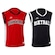 Kit Camisetas Regata Penalty Basquete 3x3 Pro - 2 unidades - Masculina VERMELHO/PRETO