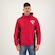 Jaqueta do São Paulo Corta Vento com Capuz Futfanatics Reflective - Feminina VERMELHO