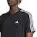 Camiseta adidas Train Essentials 3-Stripes - Masculina PRETO/BRANCO