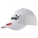 Boné Aba Curva Puma Essentials Cap No. 1 - Strapback - Adulto BRANCO/PRETO