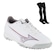 Kit Chuteira Society Mizuno Football Select + Meião - Adulto BRANCO