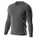 Camisa Térmica Segunda Pele Performance Moda Manga Longa Proteção UV 50+ - Masculina CINZA