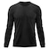 Camiseta Manga Longa Adriben Dry Fit Proteção Solar UV 50/ Treino Academia - Masculina PRETO