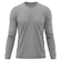 Camiseta Manga Longa Adriben Dry Fit Proteção Solar UV 50/ Treino Academia - Masculina CINZA
