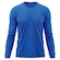 Camiseta Manga Longa Adriben Dry Fit Proteção Solar UV 50/ Treino Academia - Masculina AZUL
