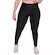 Calça Legging Dellas Fit Trilobal Cirre Proteção UV Lisa Academia Treino Esporte - Feminina PRETO
